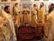 Архиерейское богослужение в престольный праздник во главе с владыкой Никодимом