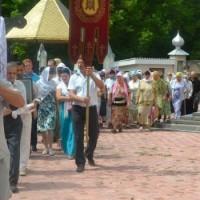 Крестный ход вокруг Свято-Вознесенкого храма