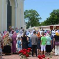 Крестный ход вокруг Свято-Вознесенкого храма