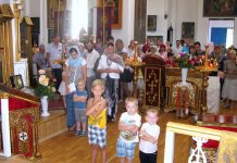 Преображение Господне в Свято-Вознесенском храме, г.Александровск, 19.08.2016