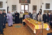 Служба в день памяти мученика Феодора Тирона, 3 марта 2017 г. Богослужения в день чуда мученика Феодора Тирона