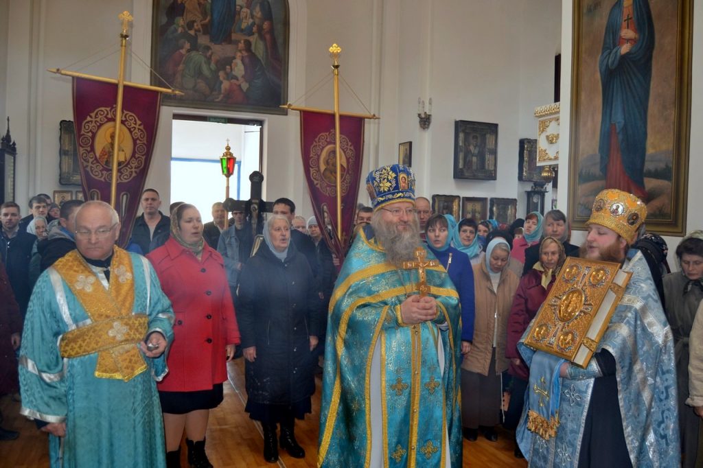 Престольный праздник Благовещения в Свято-Вознесенском храме