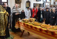 Богослужение в день памяти вмч. Феодора Тирона, 23 февраля 2018 г.