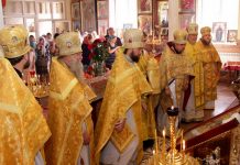 Престольный праздник храма Всех святых в земле Русской просиявших, г.Луганск, 10 июня 2018 г.