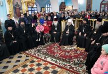 Великая вечерня и вечер колядок в кафедральном соборе г. Луганска, 7 января 2020 г.