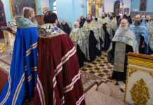 Молебен с акафистом у Луганской иконы Божией Матери, 29.12.2021