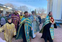 Благовещение Пресвятой Богородицы в Свято-Вознесенском храме, 7.04.2022