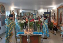 Престольный праздник в Свято-Успенском храме с. Жёлтое, 28.08.2023