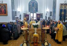 Престольный праздник свт. Спиридона Тримифунтского в Александровске, 25.12.2024