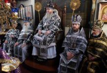 Литургия Преждеосвященных Даров в Свято-Вознесенском соборе г. Александровск, 25.03.2026