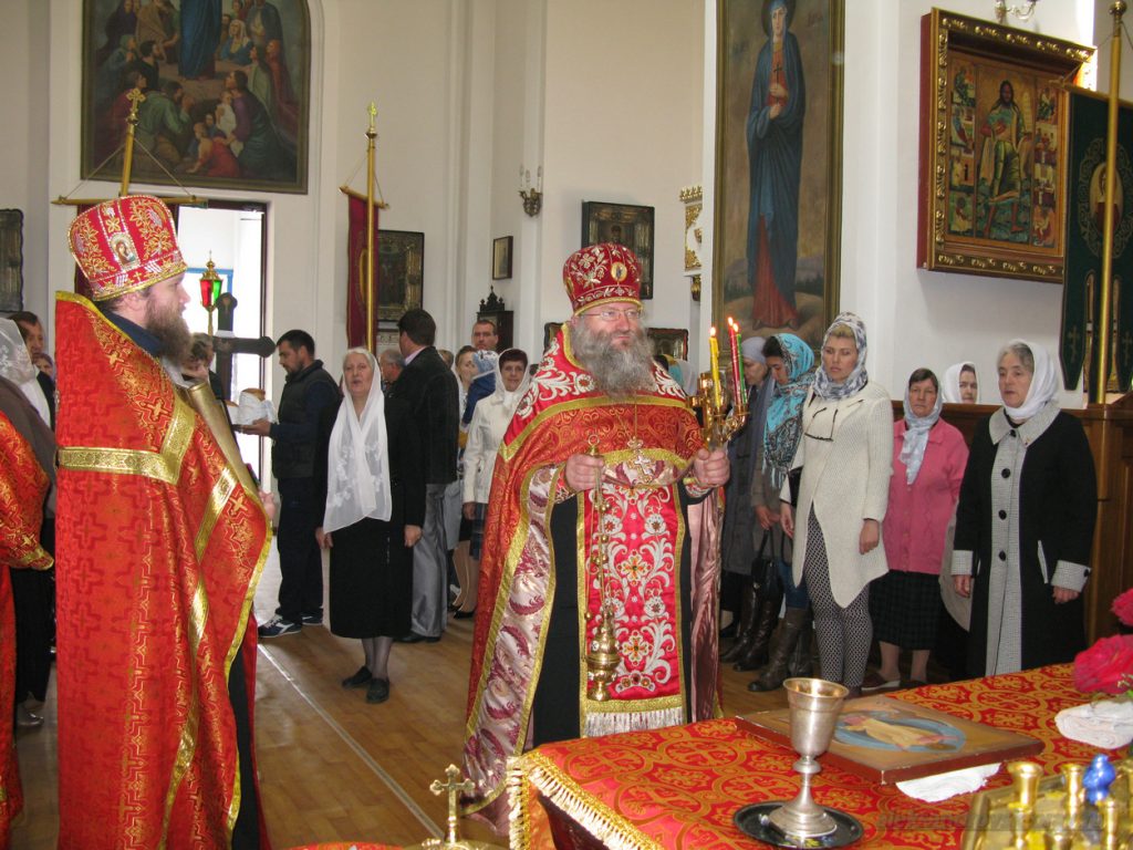 Пасхальное Богослужение в Понедельник Светлой седмицы, Александровск, 2.05.2016