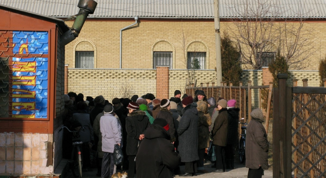 Возле столовой при Свято-Вознесенском храме